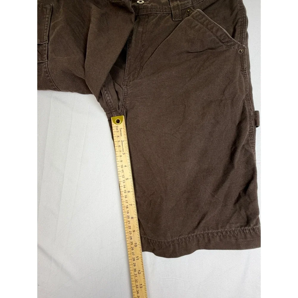 Urban Pipeline Y2K Boys Youth 18 Brown Canvas Cargo Utility Shorts